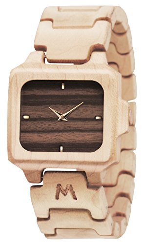 MATOA Sumba - Holz-Armbanduhr handgefertigt aus Kanadischem Ahorn - 